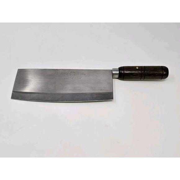 Joyce Chen Cleaver Stainless Steel 8" Blade Wood Handle Made In Japan - Picture 3 of 8